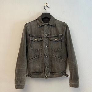 Tom Ford Icon Japanese Selvedge Denim Jacket Gray M TFD100